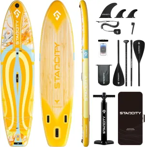 11'6"*34"*6" Stand Up Paddle Board,Inflatable Paddle Boards for Adults w/a Simple and Non Slip Design, Moderate Length and Easy Operation, Suitable for Adults.