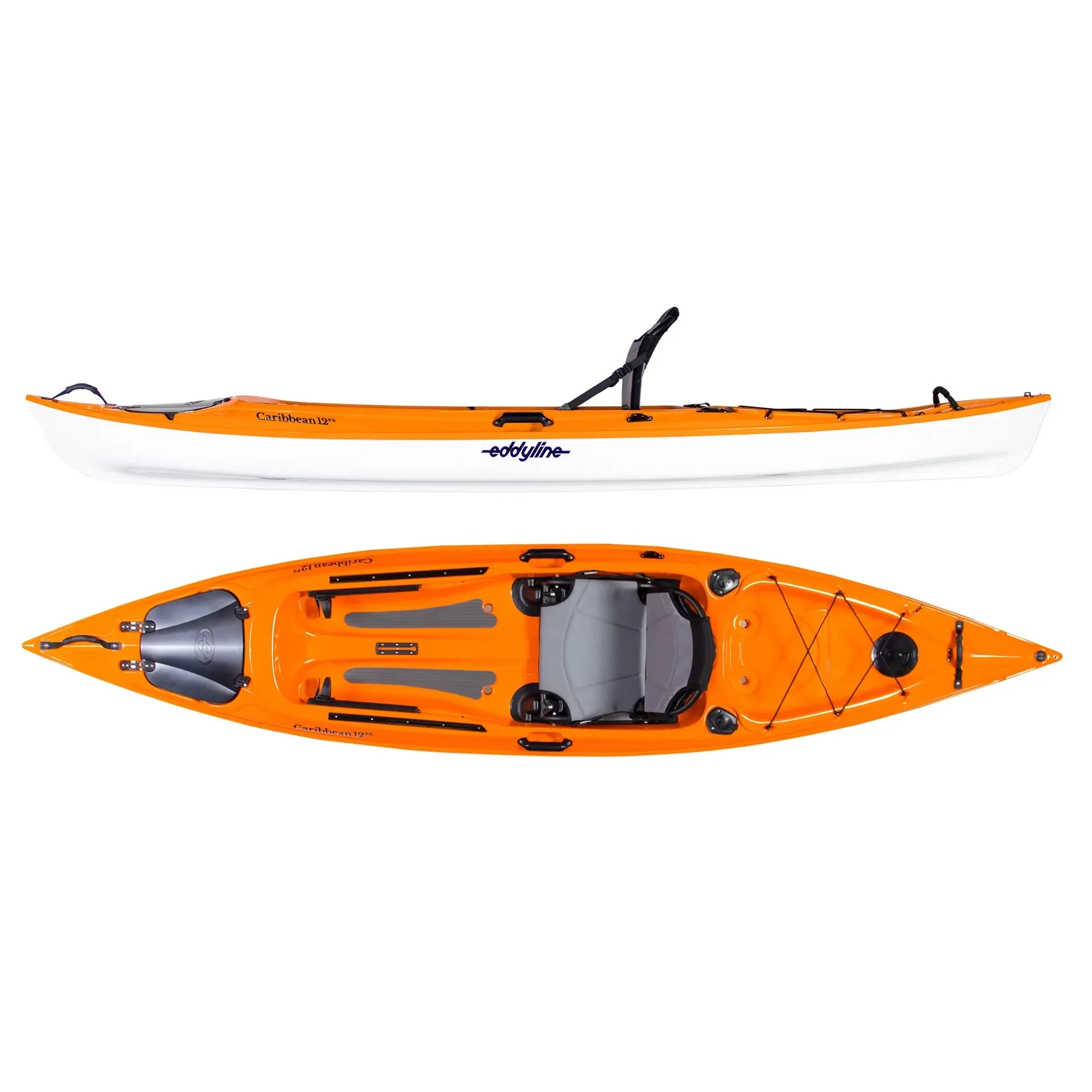 12' Eddyline Caribbean 12FS Lightweight Recreational Kayak