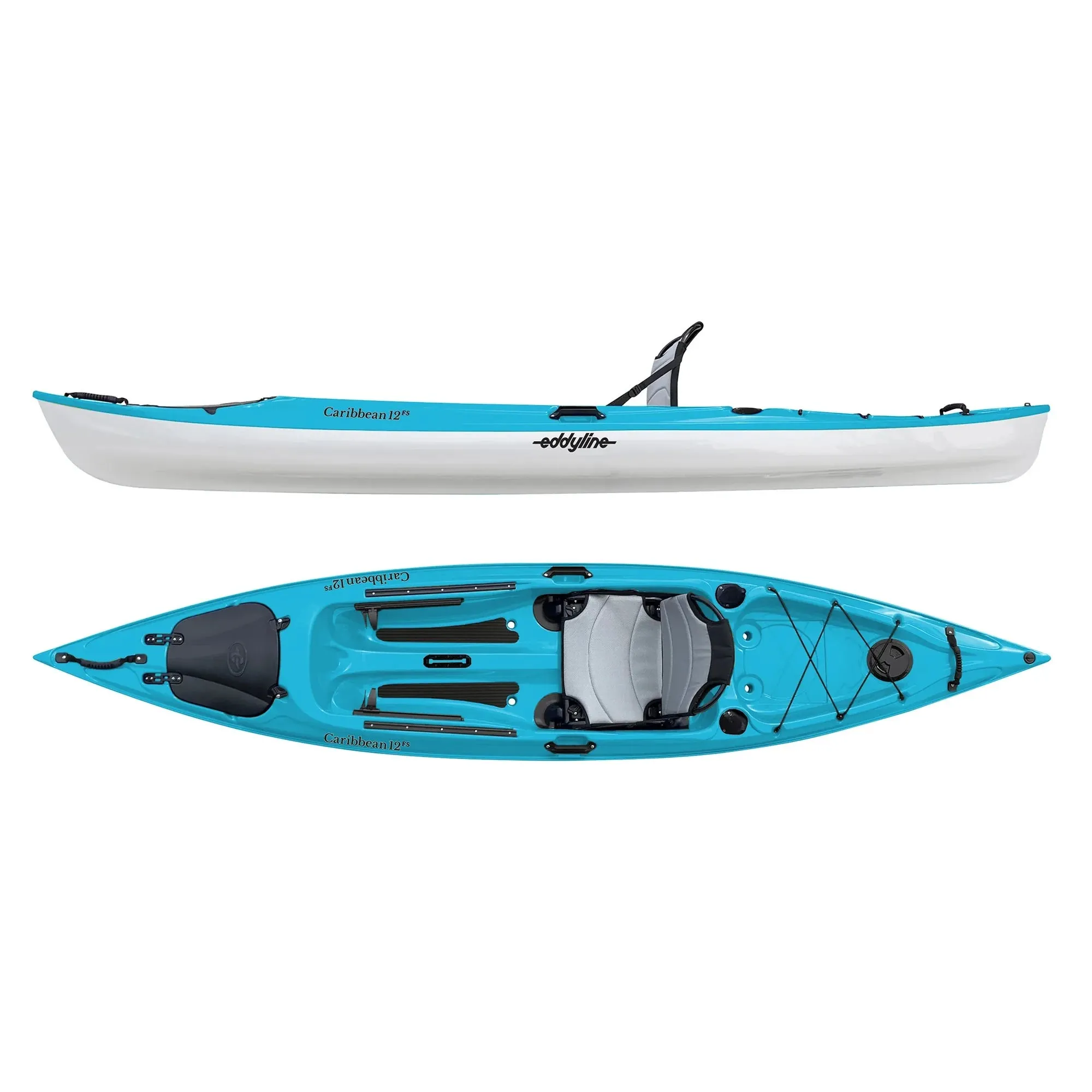 12' Eddyline Caribbean 12FS Lightweight Recreational Kayak
