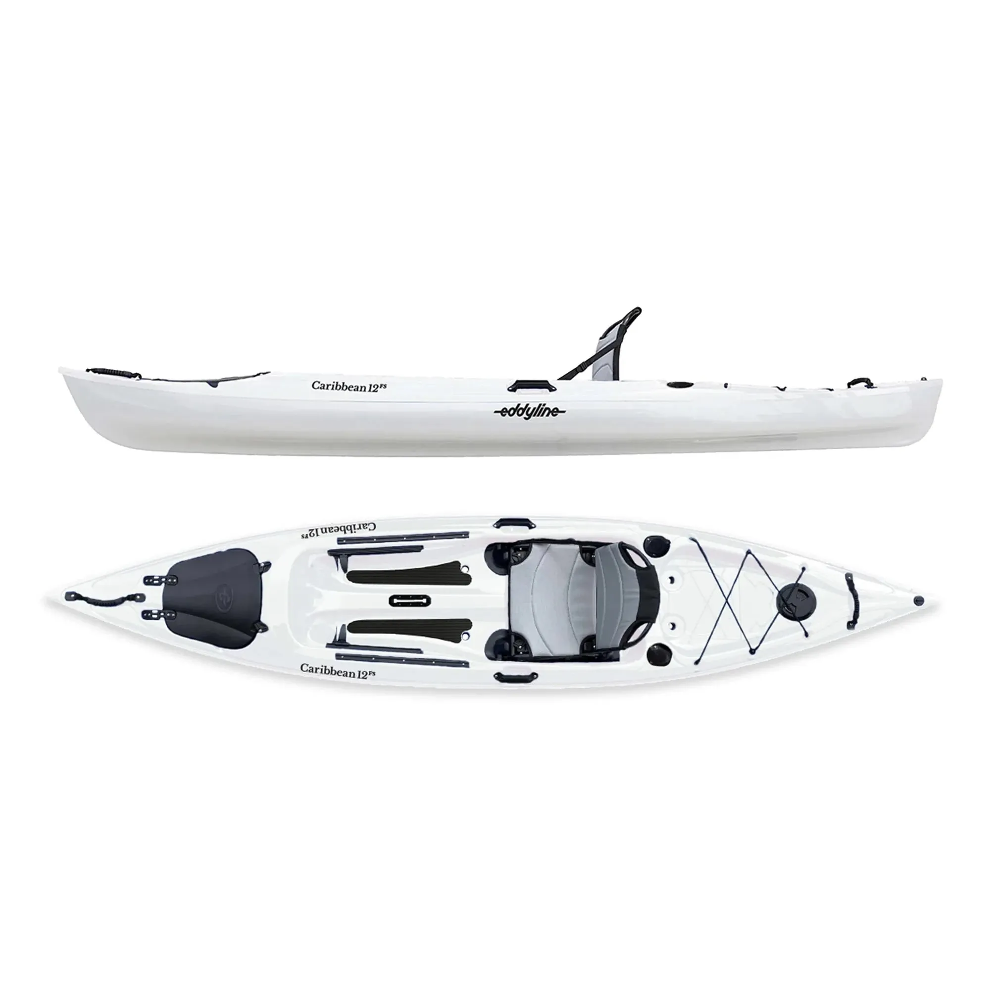 12' Eddyline Caribbean 12FS Lightweight Recreational Kayak