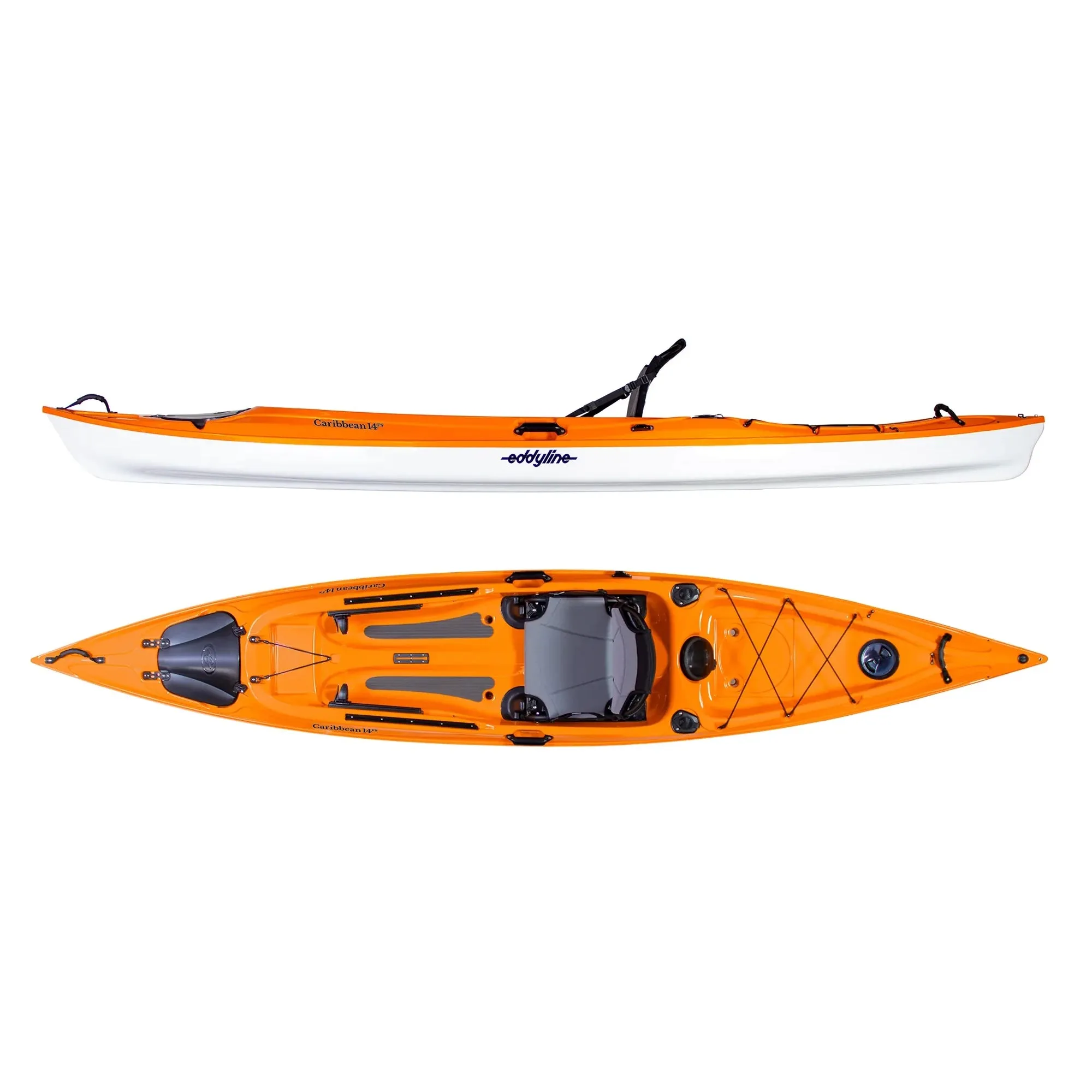 14' Eddyline Caribbean 14FS Lightweight Recreational Kayak