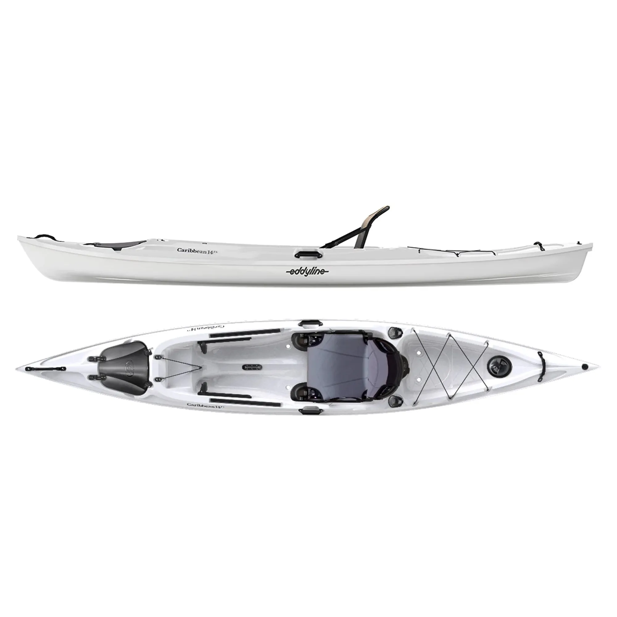 14' Eddyline Caribbean 14FS Lightweight Recreational Kayak