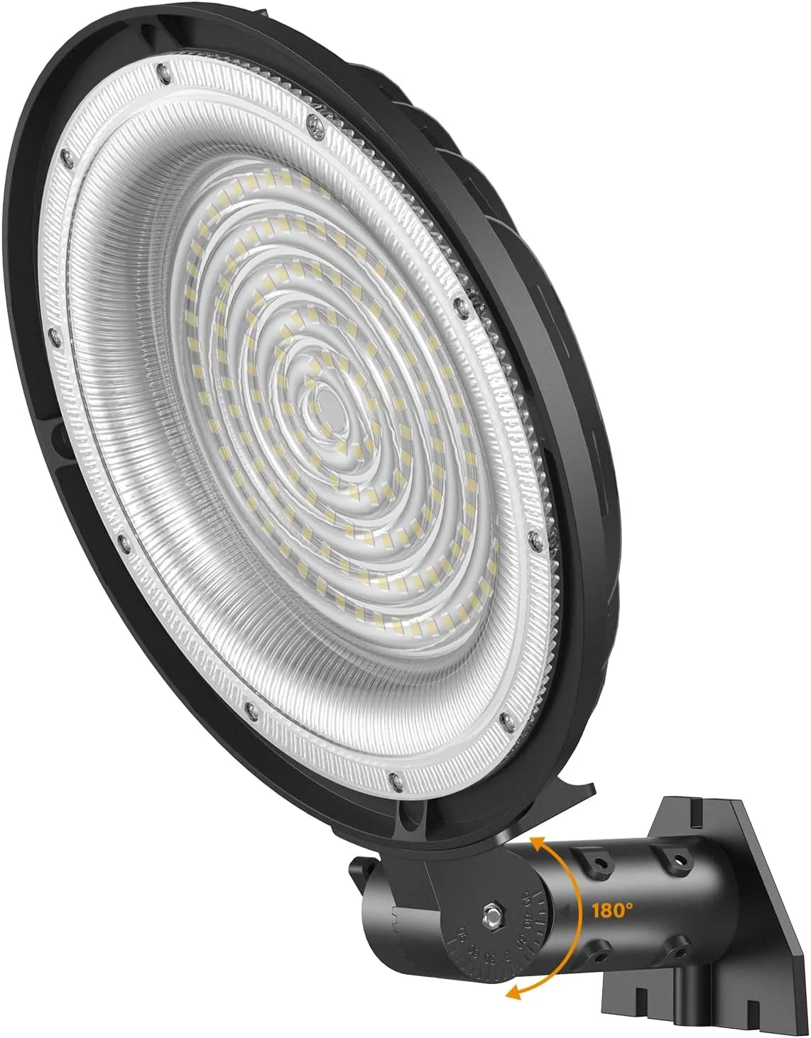 150W LED Flood Dusk to Dawn Outdoor Lighting, 21000LM, 5000K, 110-277V Commercial Wall Mounted Street Yard Security Area Light Fixture with Photocell for Parking Lots, Garages, Barns, IP65 Waterproof