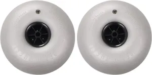 16" Beach Replacement Balloon Wheels, Beach Cart Tires for Kayak Dolly Canoe Carts Buggy Beach Wheels 2 Pack