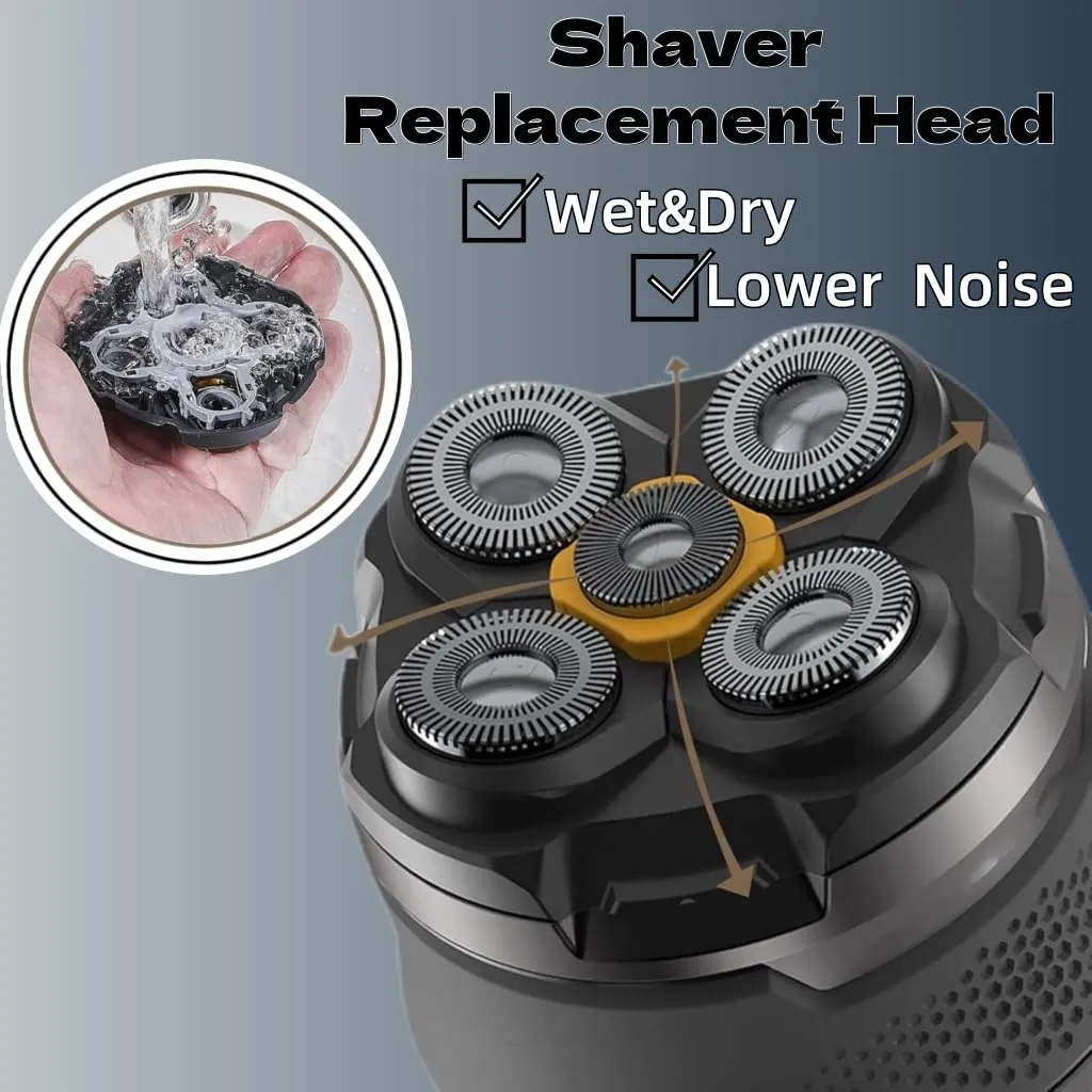 2 pcs Shaver Replacement Blades Compatible with MicroTouch Titanium Head Shaver