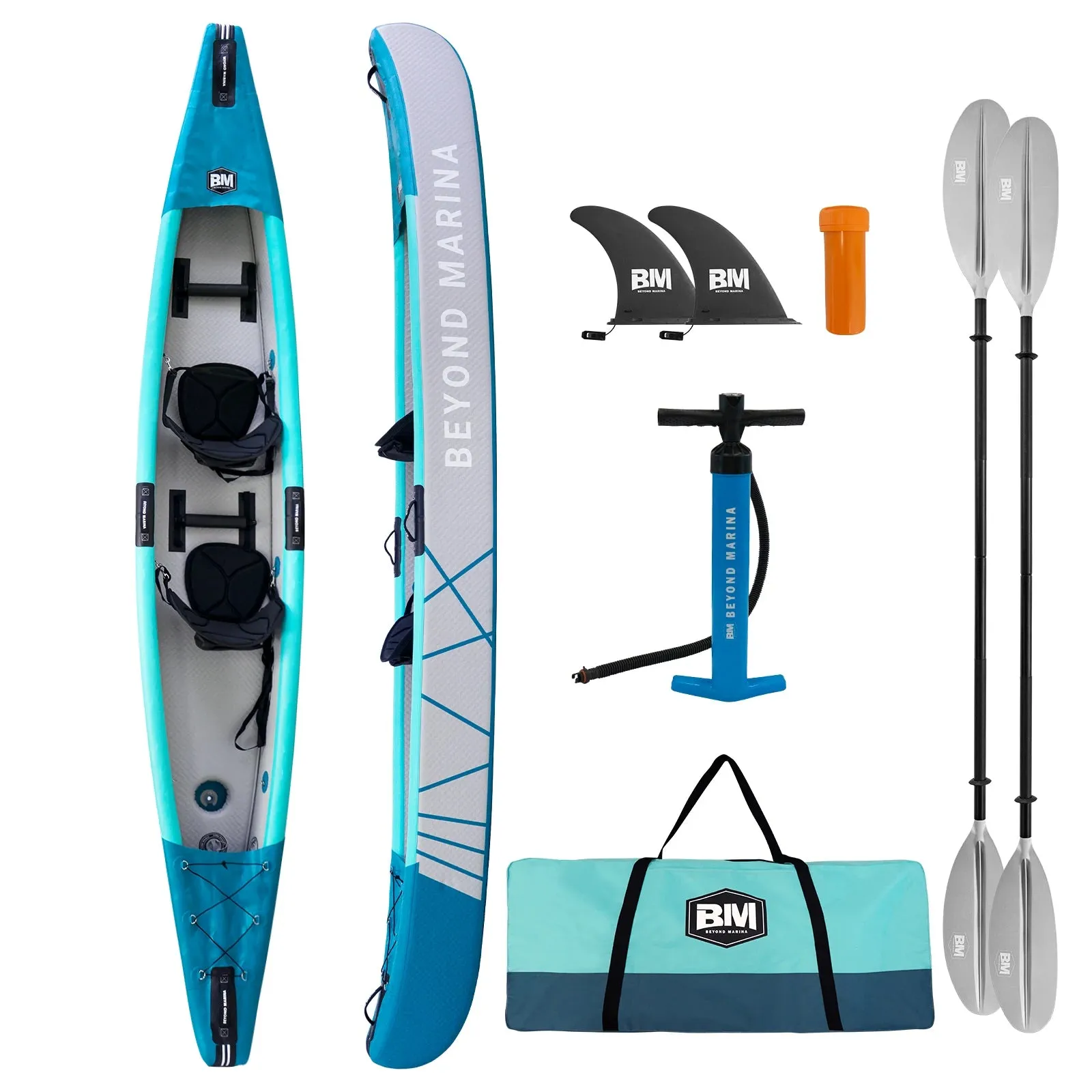 2 Person Inflatable Fishing Canoe