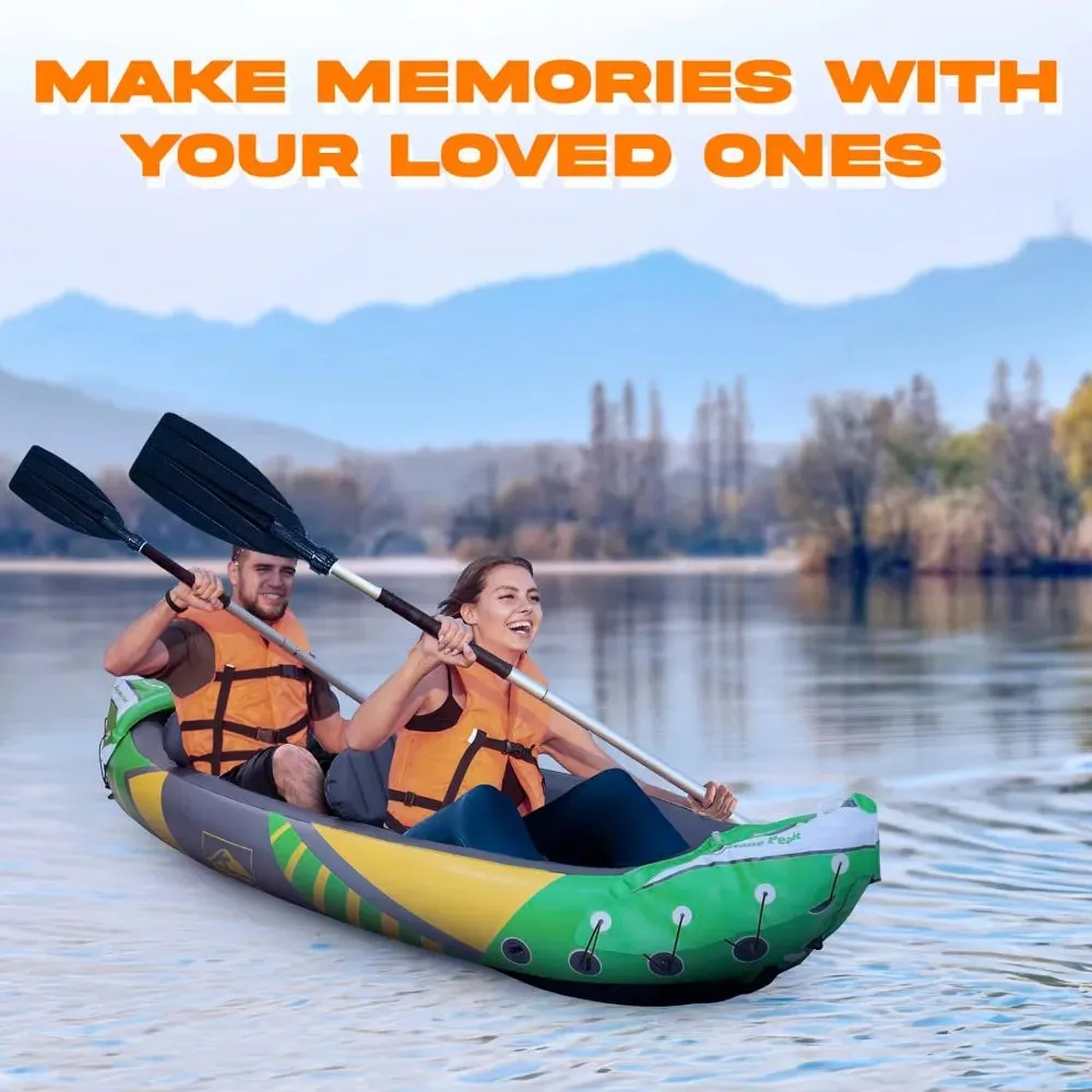 2 Person Inflatable Kayak with Canopy