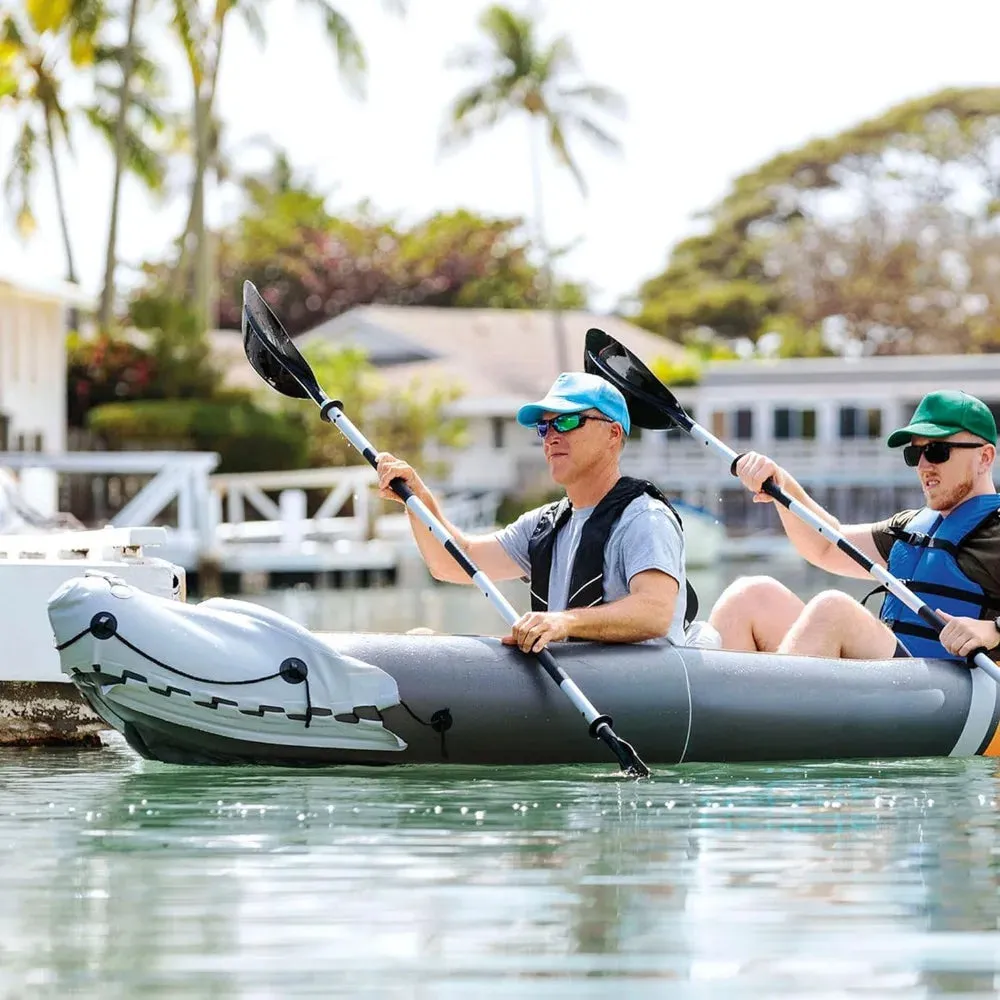2 Person Inflatable Kayak with Dual Skeg & Accessory Kit