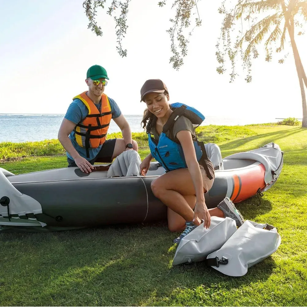 2 Person Inflatable Kayak with Dual Skeg & Accessory Kit