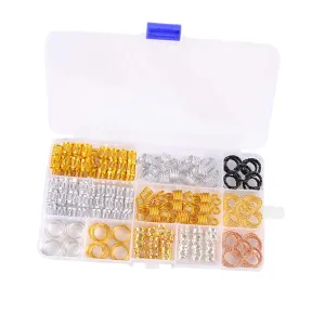 2 Sets Hair Buckle Sets Braiding Rings for Dreadlocks Easy Diy Jewelry Stylish Hair Accessories