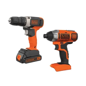 20V MAX* POWERCONNECT™ Cordless Drill & Impact Driver Combo Kit