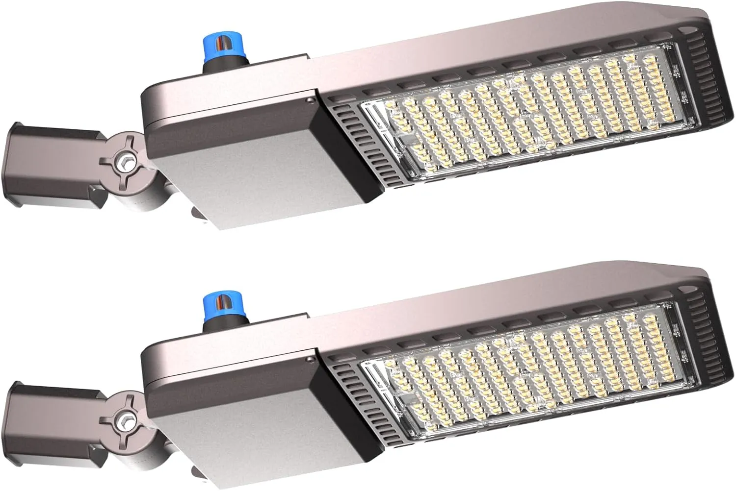 240W LED Parking Lot Area Lights 36000Lm(150LM/W) 5000K Adjustable Slip Fit Mount Parking Lot Light Smart Photocell IP65 Waterproof LED Pole Light(6KV SPD)-ETL Listed 7Yrs Warranty-2Pack