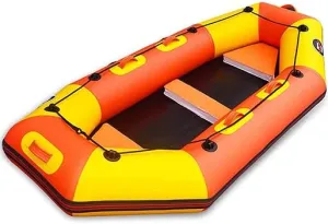 2.4m Professional Rafting Boat, Thickened Raft Boat, Inflatable Fishing Boat, Hard Bottom Rubber Boat, Assault Boat Rafting Boat, Outdoor Leisure Fishing Boat Marine Adventure Surfboard,#1