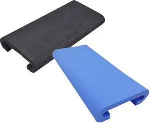 2Pcs EVA Dragon Boat Seat Pad Paddling Cushion Water Sports Nonslip Kayak Seat Mat for Outdoor Kayaking Raft Canoeing Boating, Black Blue