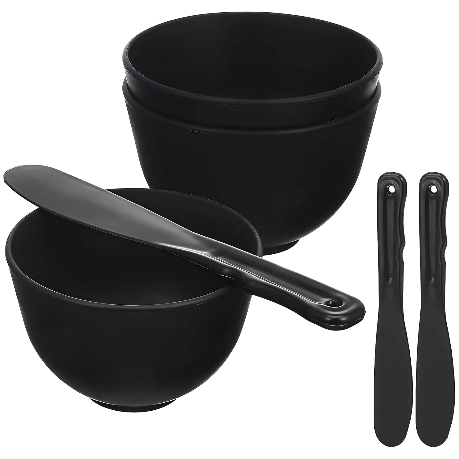 3 Set Diy Face Mask Mixing Bowl and Applicator Tool Kit, Silicone Bowl and Spatula for Homemade Jelly Face Masks, Perfect for Esthetician Supplies and Home Spa