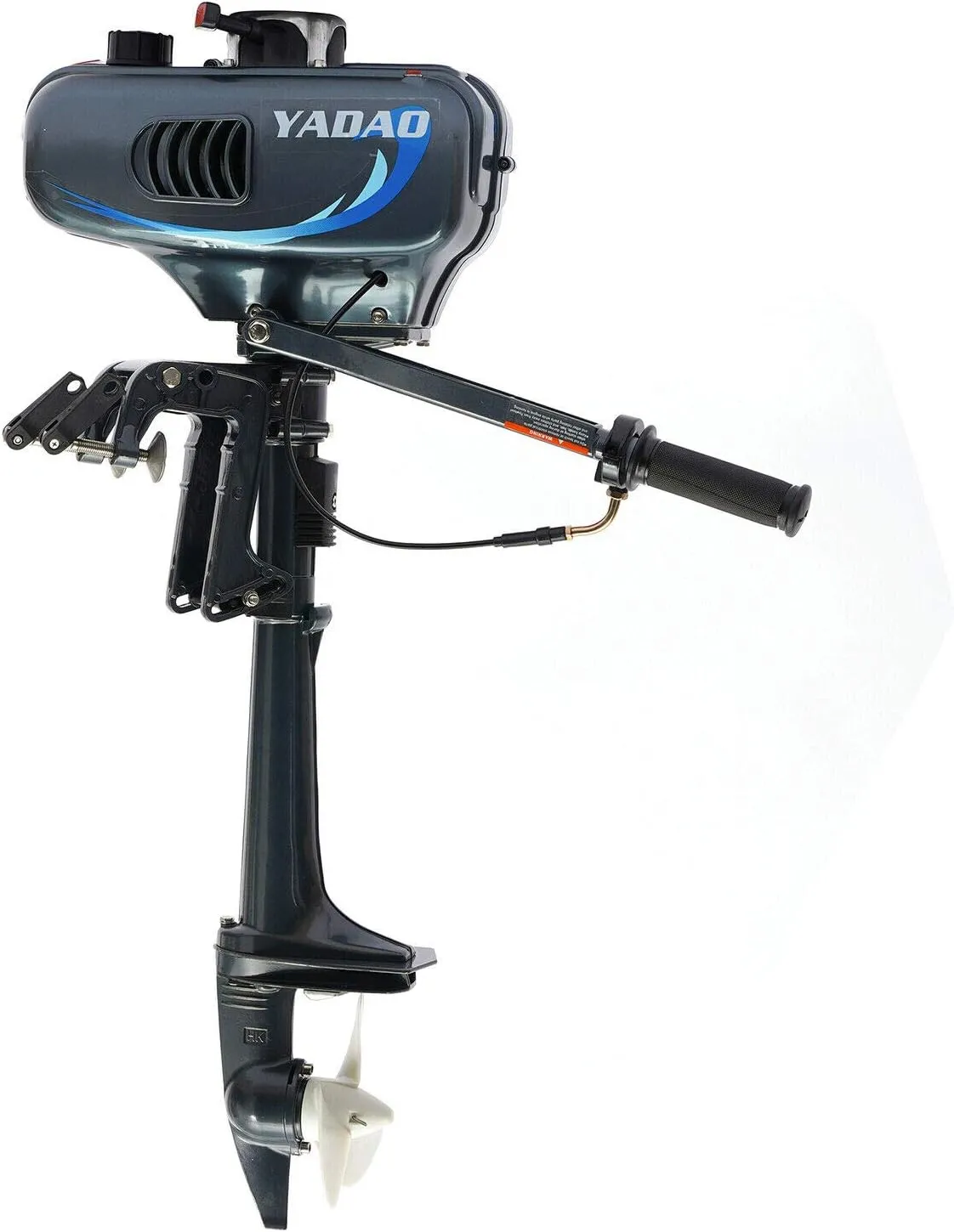 3.5HP 2 Stroke Outboard Engine, Heavy Duty Fishing Boat Motor, Kayak Motor with Water Cooling System, Marine Engine for Inflatable Fishing