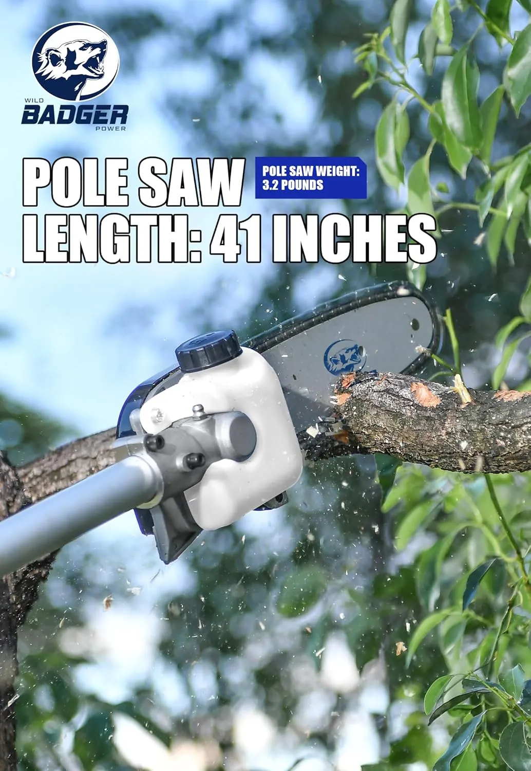 40V Cordless Weed Wacker, String Trimmer/Edger, Pole Saw, Hedge Trimmer and Brush Cutter Blade, Attachment Capable 4-in-1 Multi-Tool Kit with 2 * 20V 4Ah Battery and 1*Charger