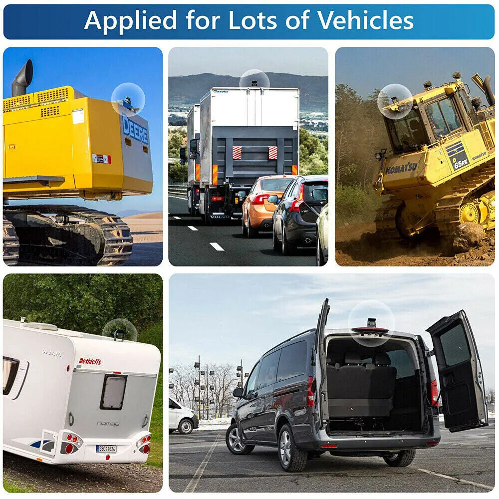 7'' Waterproof Monitor Reversing  Kit For Truck Caravan-TAS_Metro