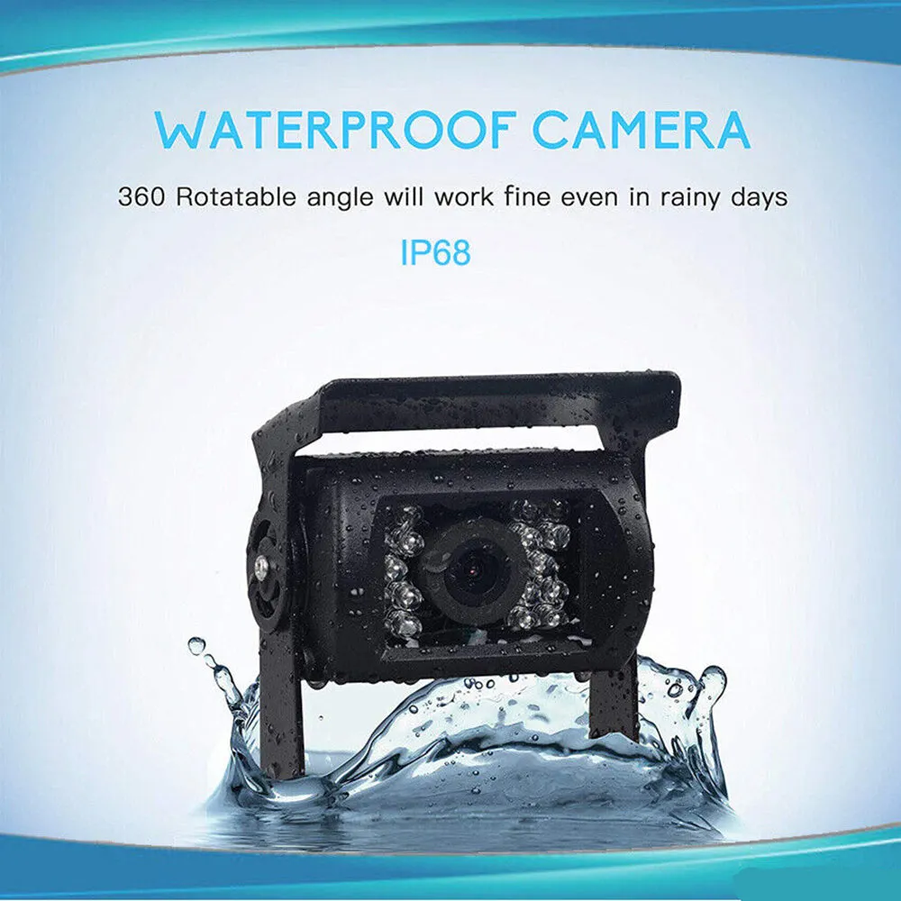 7'' Waterproof Monitor Reversing  Kit For Truck Caravan-TAS_Metro