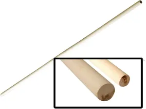 74" Waxwood Stick for Fitness and Physical Rehabilitation with Smooth Edges