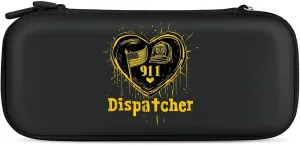 911 Diapatcher U.S.A Flag Hard Shell Travel Case with Rope 15 Game Card Pockets Compatible with Switch Protective