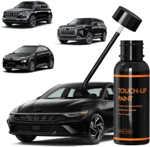 A2B Abyss/Onyx Black Touch Up Paint for Hyundai, DIY Car Paint Scratch Repair Kit, Automotive Paint, Quick & Easy Fix Scratch Repair for Elantra/Palisade/Kona/Sonata/Staria/Venue/Creta/Ioniq