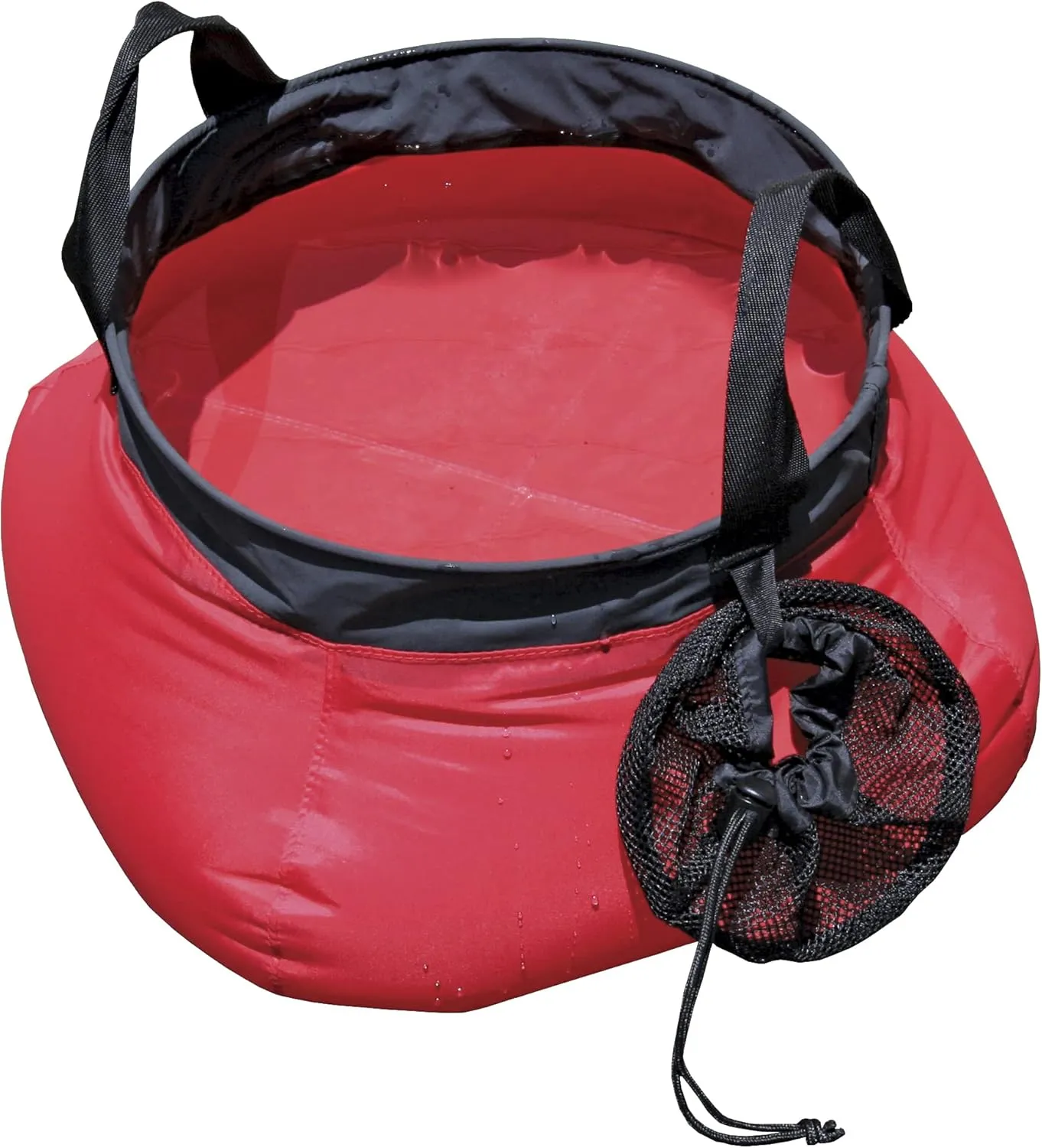 Advanced Elements 10 Liter Portable Sink - Folding Camp Sink with Bag, Red, (SS770)