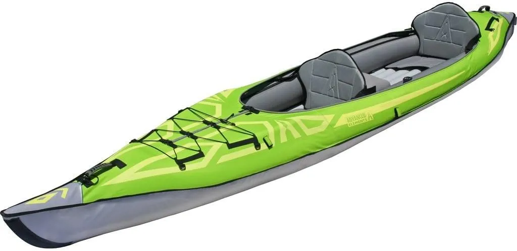 Advanced Elements AdvancedFrame Convertible Inflatable Kayak, Green