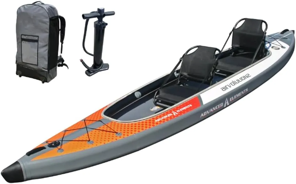 Advanced Elements - AirVolution2™ Tandem Inflatable Kayak with Drop-Stitch and Carry Bag