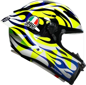 AGV Pista GP RR Valentino Rossi Soleluna 2023 Motorcycle Helmet Hi-Viz LG