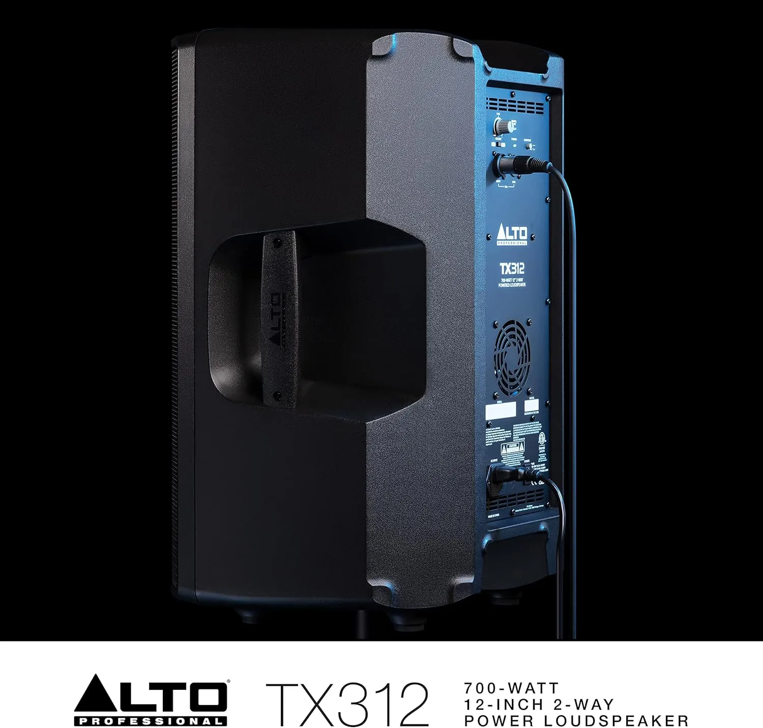 ALTO TX312 - 700W Powered DJ Speakers, PA System with 12" 2 Way, Signal Limiting and Switchable Mic Line Preamp and XLR In/Out