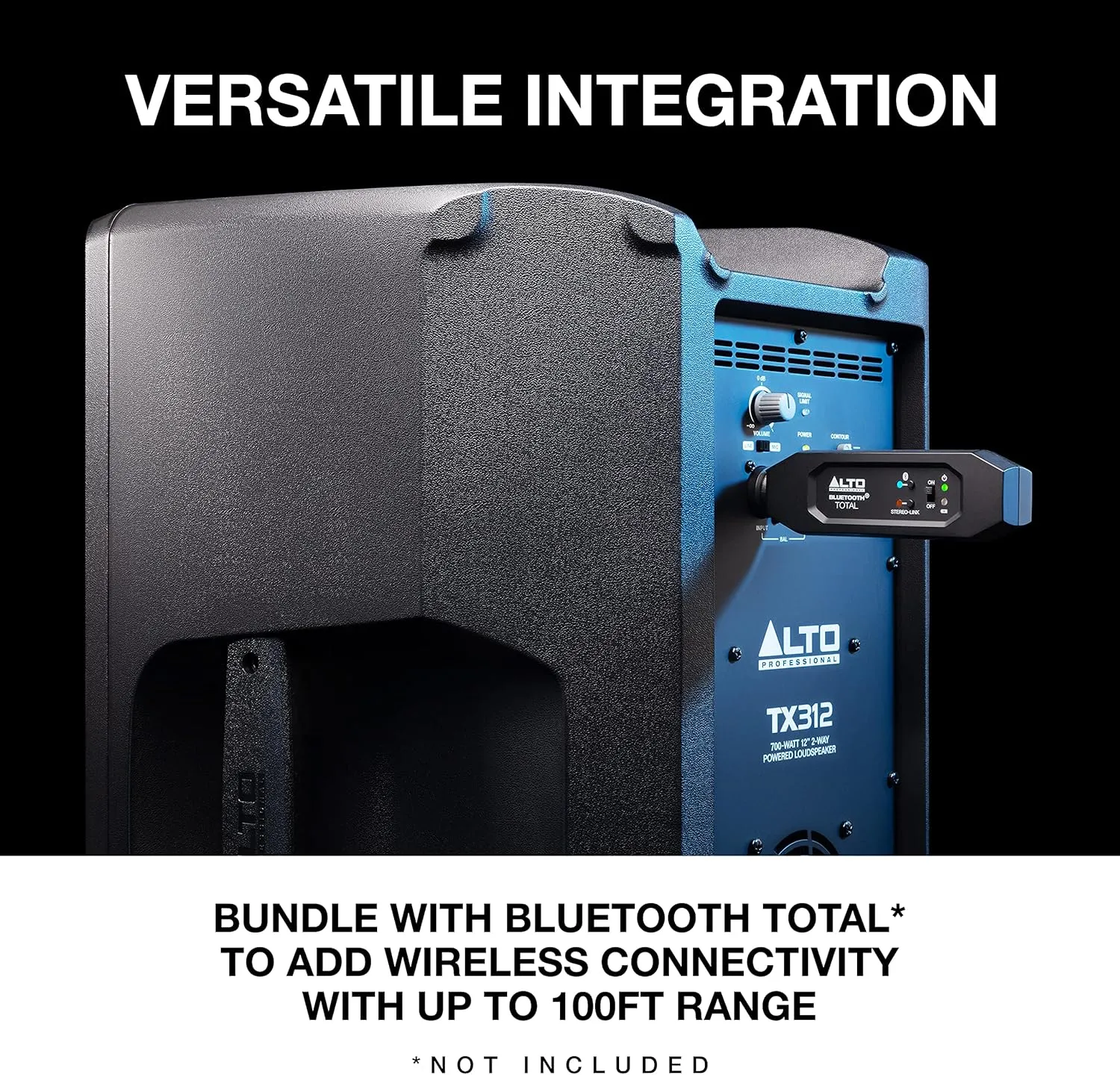 ALTO TX312 - 700W Powered DJ Speakers, PA System with 12" 2 Way, Signal Limiting and Switchable Mic Line Preamp and XLR In/Out
