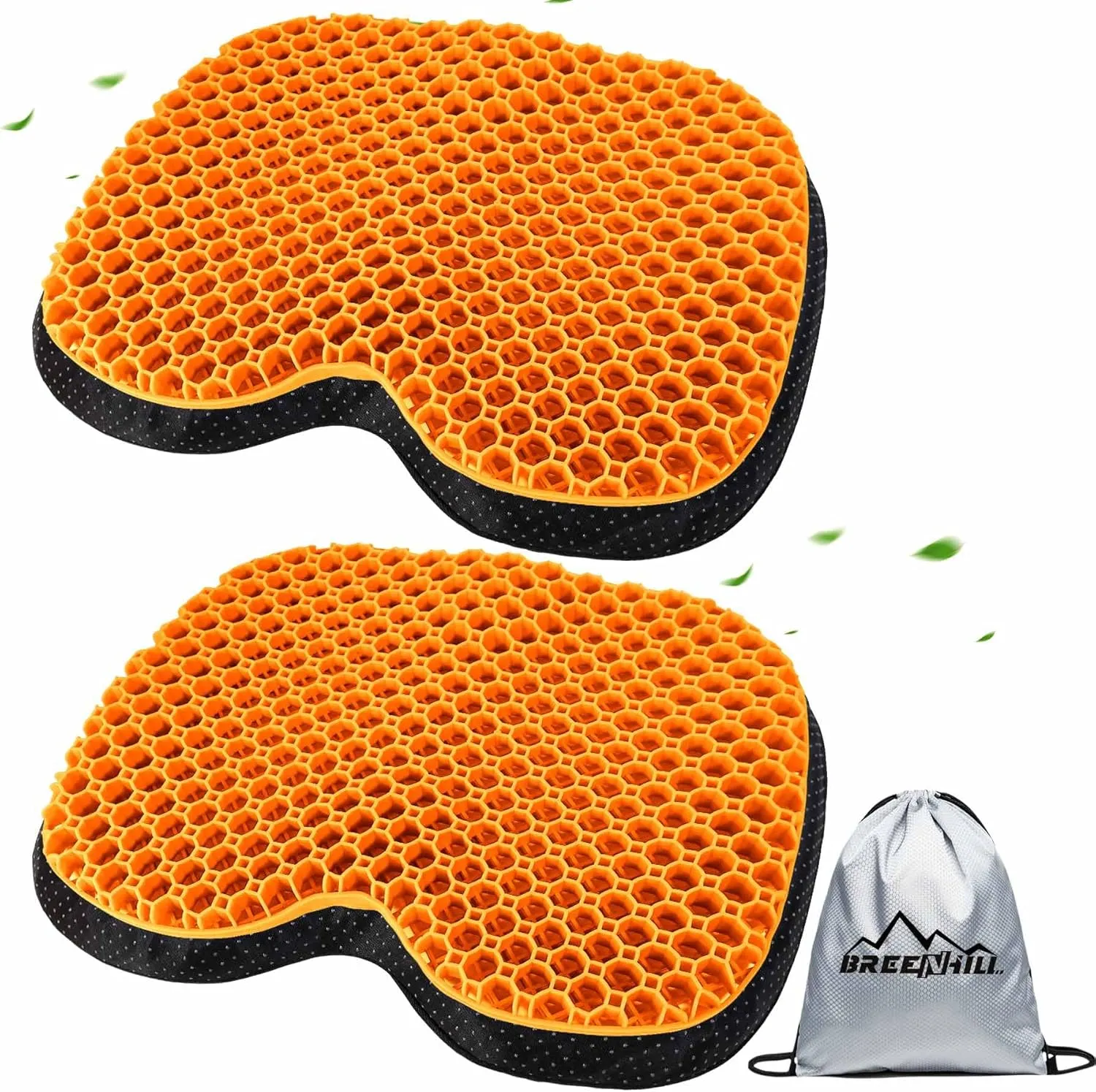 Anti Slip Kayak Gel Seat Cushion Thick Waterproof Egg Seat Cushion Kayak Seat Pad with Non-Slip Cover for Sit in Kayak Inflatable Kayak Canoe & Boat Kayak Accessories for Fishing Kayak