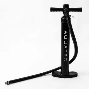 AQUATEC Dual & Triple-Action Pumps - Hand Pump for Inflatable Paddle Boards | Airflow on Upstroke & Downstroke | SUP Board Pump with Pressure Gauge | Inflatable Boat Pump