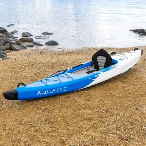 AQUATEC Inflatable Kayaks – Professional & Intermediate Options, Single or Tandem (Double) Seats - Complete with Seats, Paddles, & Accessories – Ideal for Adventure Enthusiasts