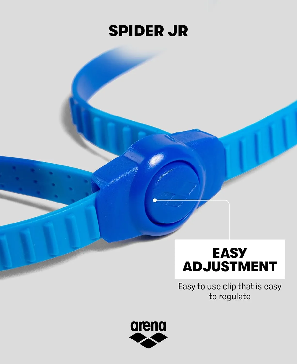 ARENA Unisex Youth Spider Junior Swim Goggles Girls and Boys Ages 6 to 12 Fogless Lenses Easy to Adjust Strap No Leak