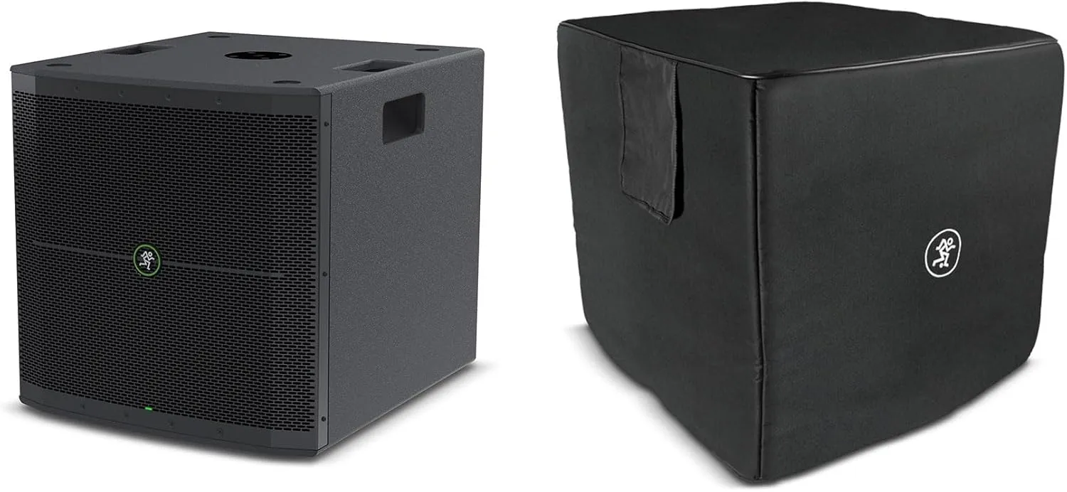 Audiosavings Bundle: (1) Mackie Thump118S 18" 1400 Watt Powered DJ PA Subwoofer Sub Thump 118S Bundle with (1) Mackie THUMP118S Protective Dust Cover/Travel Sleeve for Thump 118S (2 Items)