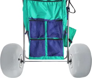 Balloon Beach Sand Tire, 2Pcs Beach Balloon Wheel, Beach Cart Tires, Balloon Wheels Kayak Dolly and Sand Carts, Big Beach Buggy Inflatable Tires (9" X 5"-16mm)
