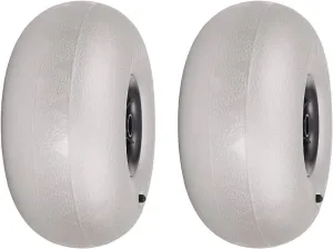 Beach Inflatable Wheels - Replacement 10" Balloon Wheels Set of 2 for Kayak Dolly, Canoe Cart, and Beach Buggy, PVC with 88.18lbs Capacity