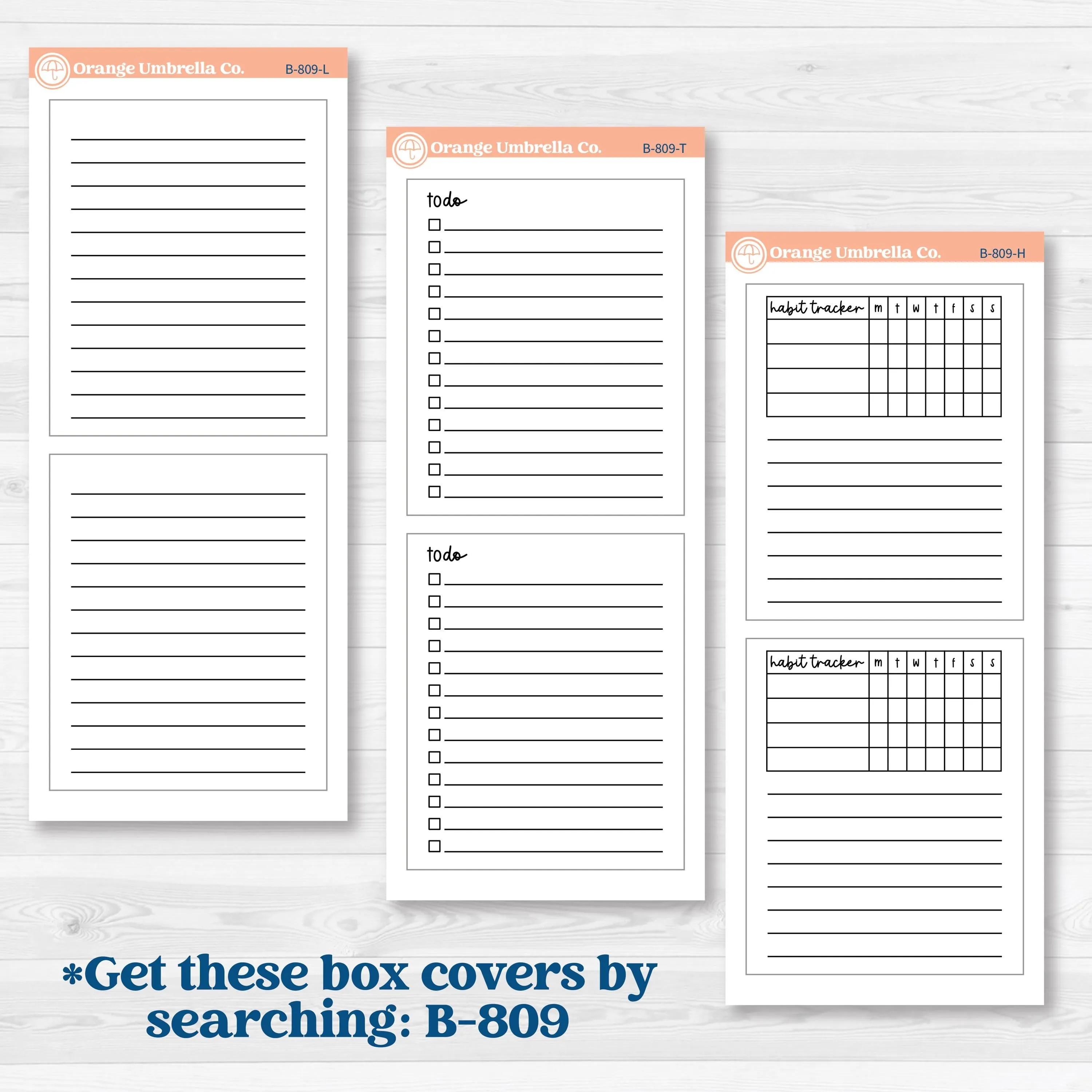 Bee Planner Kit | 7x9 Compact Vertical Planner Kit Stickers | Buzz Off | KIT-390-H