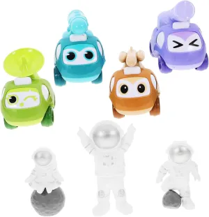 BESPORTBLE 1set Mini Pull Back Cars Boy Girl Toy Vehicles Material Portable for Travel Birthday for Boys and Girls Easy to Play