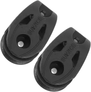 BESPORTBLE 2pcs Sailboat Pulley System Lifting Pulley for Sailing Kayak Gym Nylon Cable Precision Ball Bearings