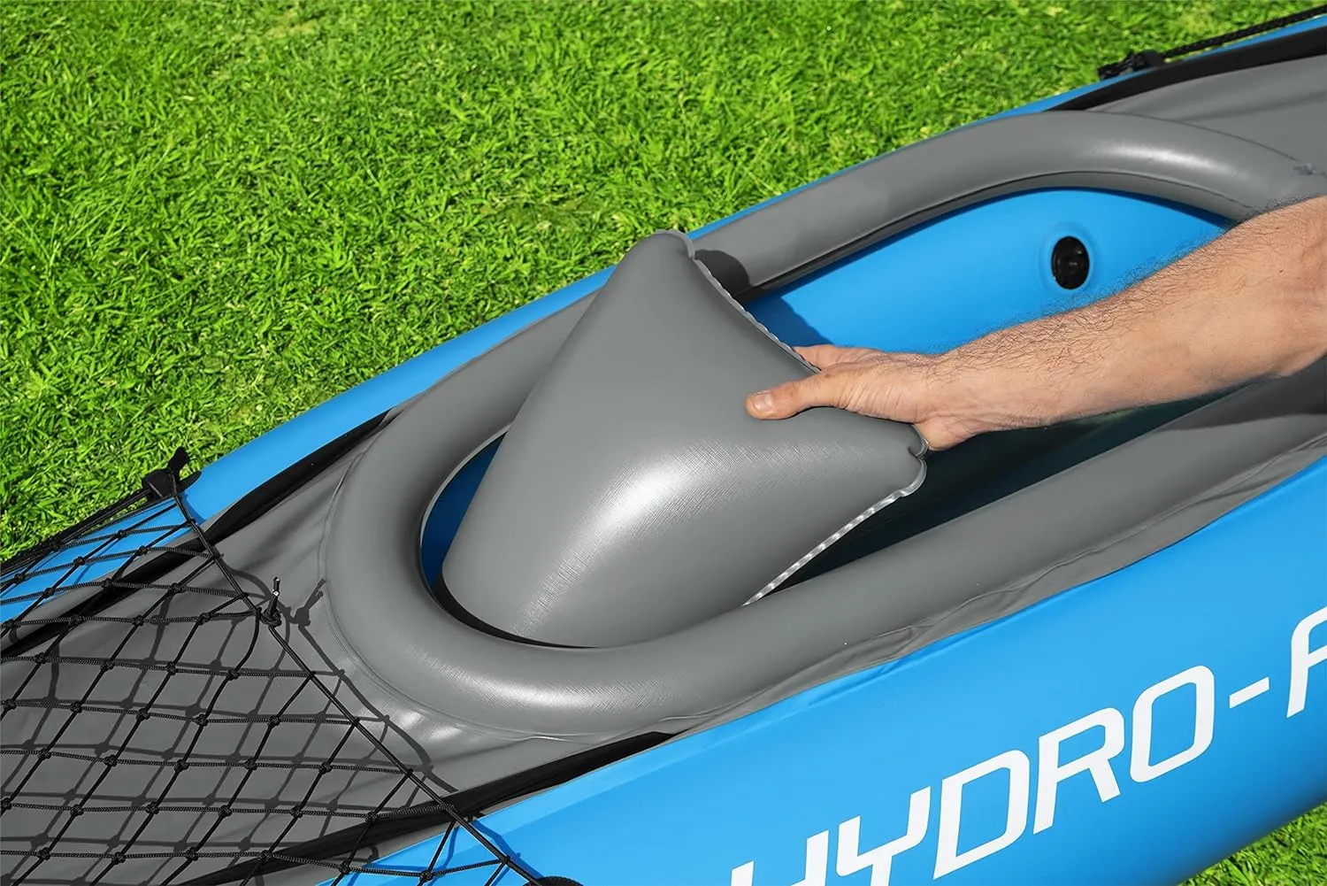 Bestway Hydro Force Inflatable Kayak Set | Includes Seat, Paddle, Hand Pump, Storage Carry Bag | Great for Adults, Kids and Families