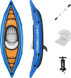 BestwayBestway Hydro-Force Cove Champion Inflatable Kayak for 1 Adult, Inflatable raft Set