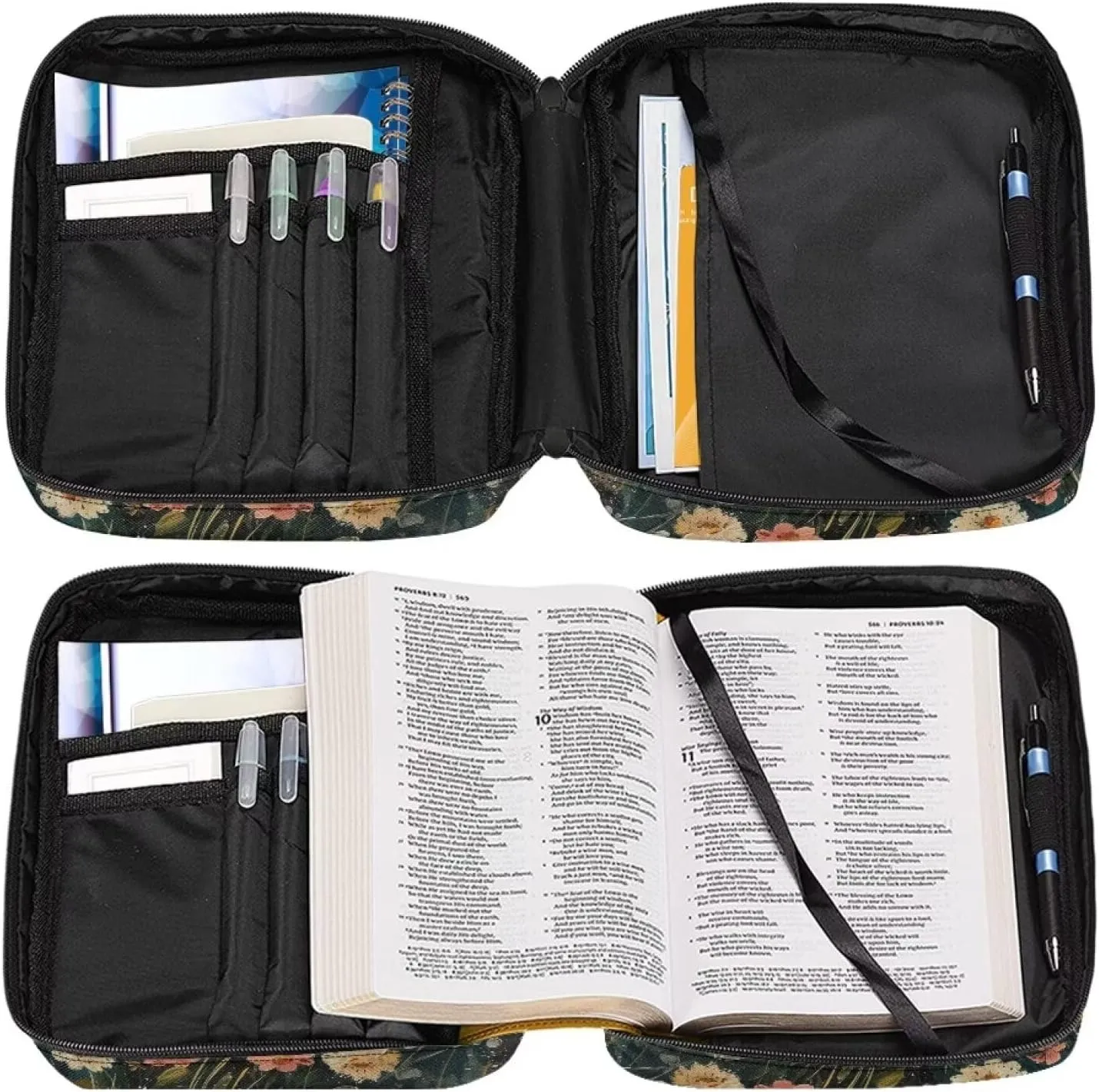 Bible Covers for Women, Bible Bag, Bible Covers for Girls, Bible Carrying Case for Women, Bible Holder Case