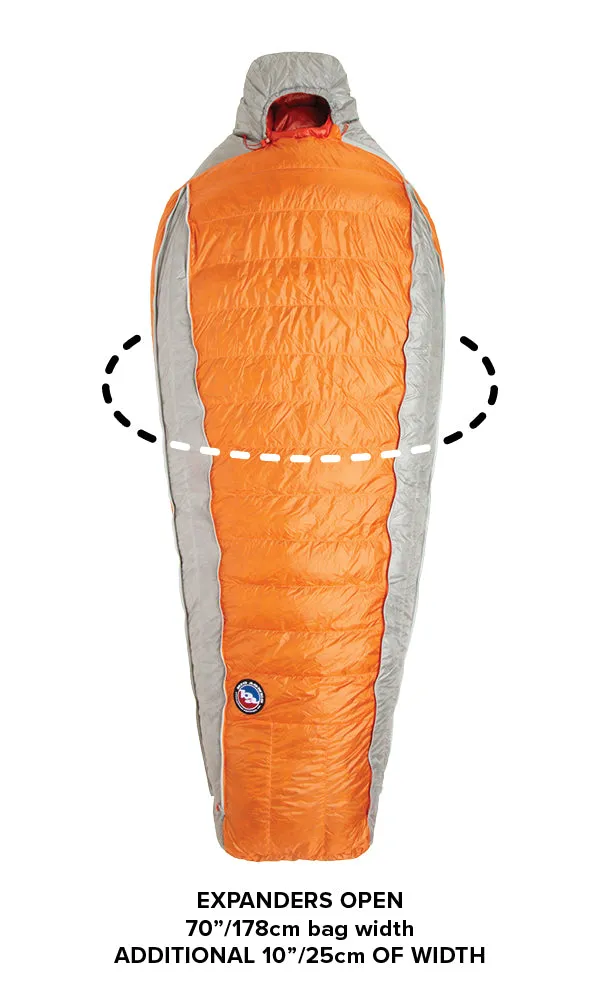 Big Agnes Torchlight UL -1degC (850 DownTek) Sleeping Bag, Reg, LH