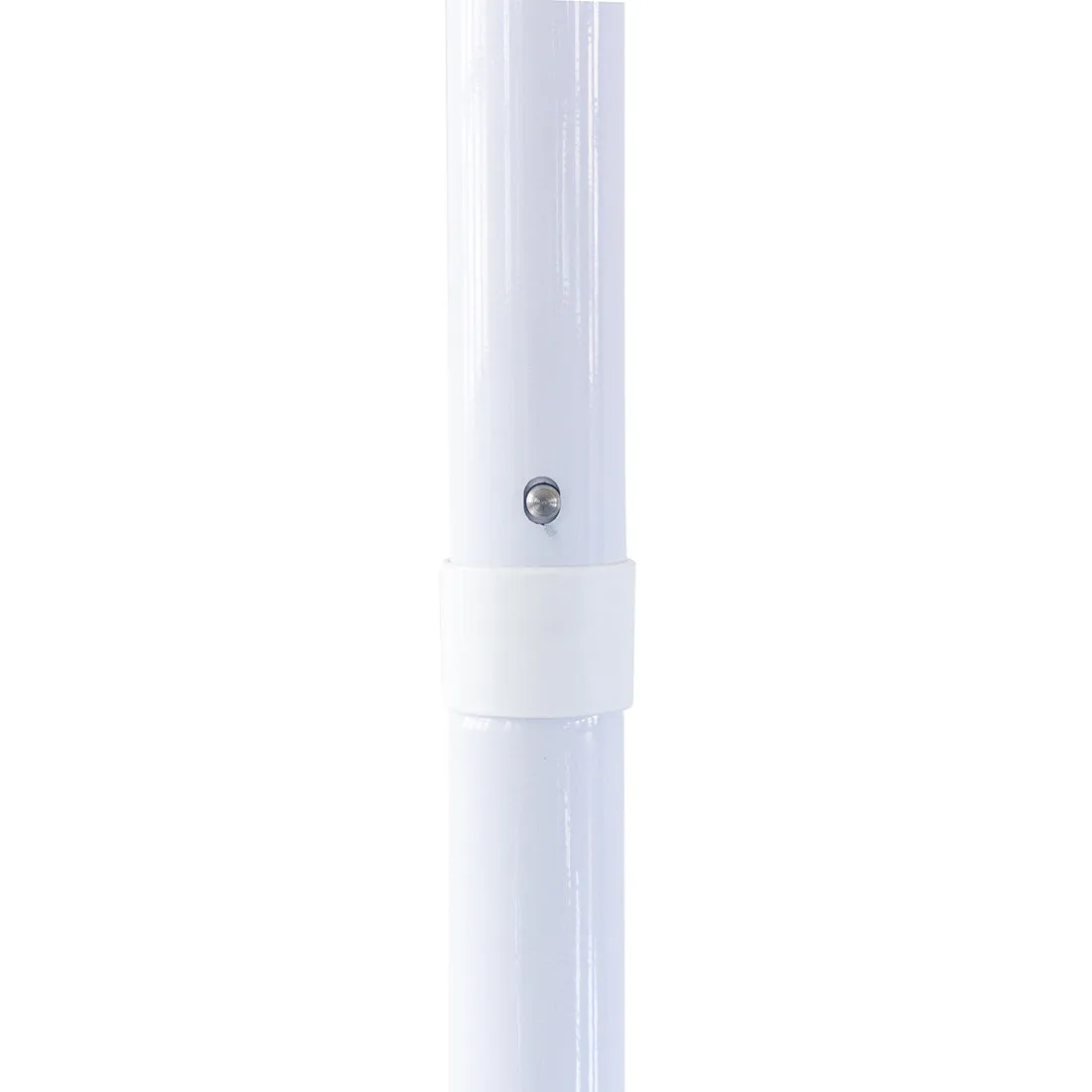 Billy Fresh 3m Palermo Aluminium Umbrella - White with Black Trim