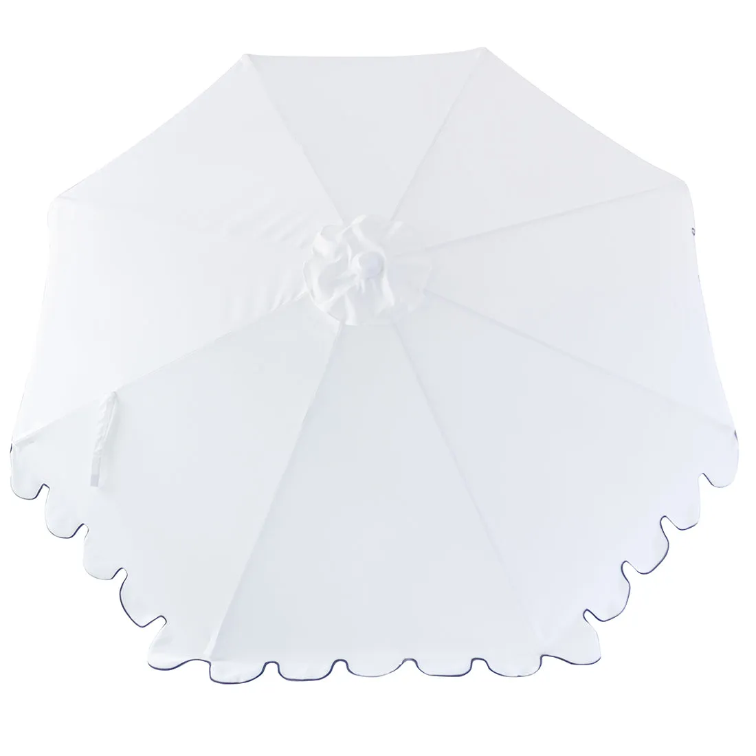 Billy Fresh 3m Palermo Aluminium Umbrella - White with Black Trim