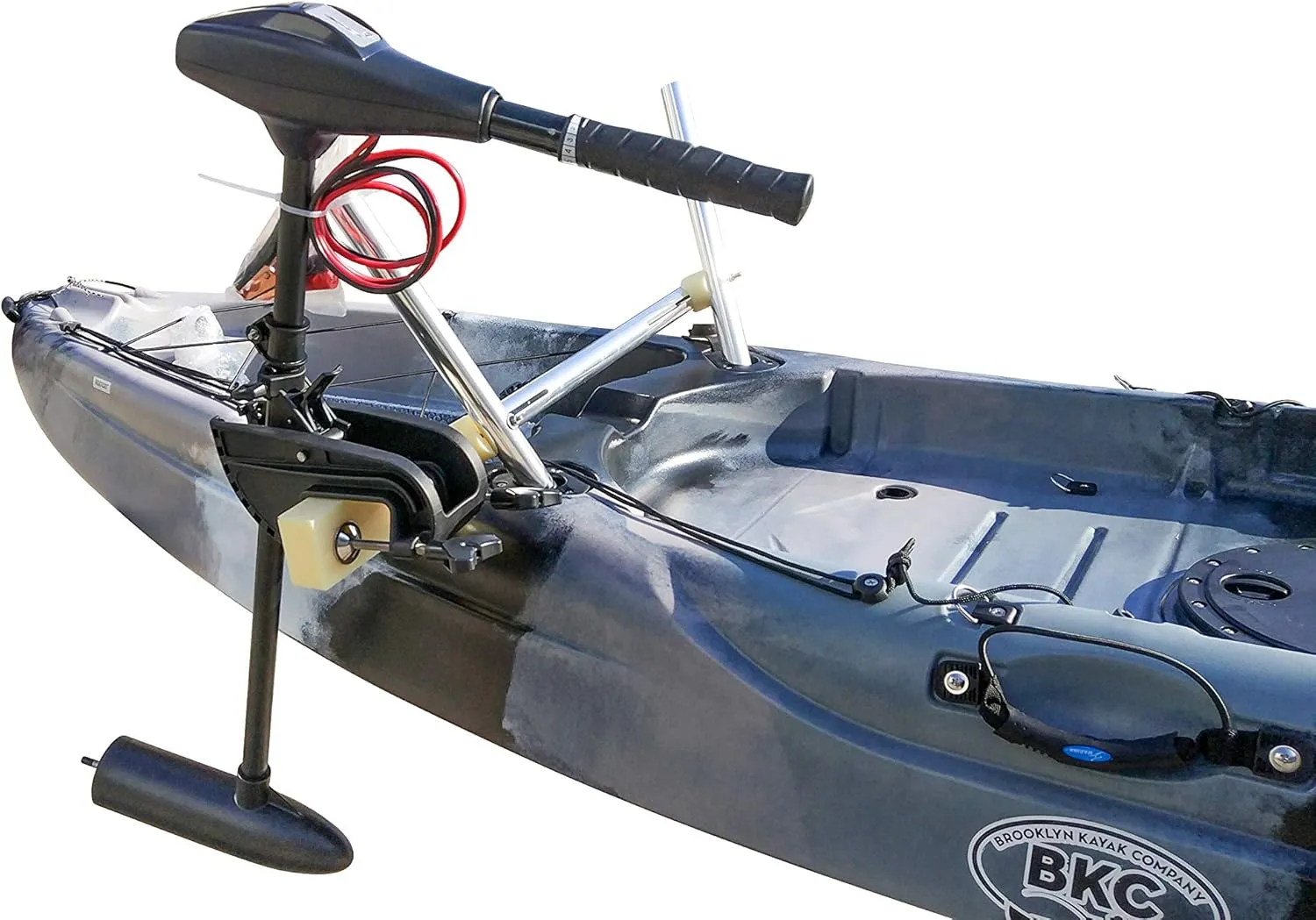 BKC Brooklyn Kayak Company UH-TM315 Kayak Trolling Motor Mount - Ambidextrous Trolling Motor Mount for Quick and Easy Kayak Trolling Motor Setup