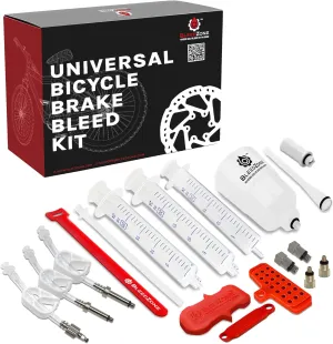 BleedZone Universal Brake Bleed Kit - Hydraulic Brake Bleeding Kit Compatible with Shimano, Tektro, Magura, SRAM, Zoom - Complete Bike Brake Bleeder Kit for MTB, Road, and All Bicycle Types